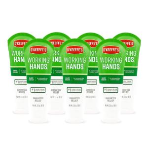 O’Keeffe’s Working Hands Hand Cream for Extreme Dryness – 7 oz Tube (1 Pack) – Repairing Skincare for Cracked, Dry Hands(3 Ounce (Pack of 7))
